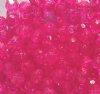 100 8mm Acrylic Faceted Fuchsia